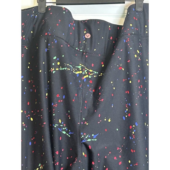 LIVI Active Capri Leggings Women's Plus Size 34/36 Splatter Print EUC - Picture 8 of 8